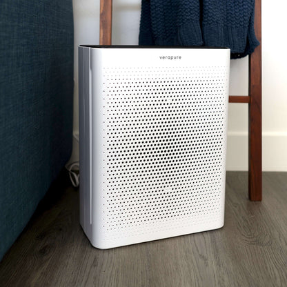 VP-120-WI air purifier next to couch