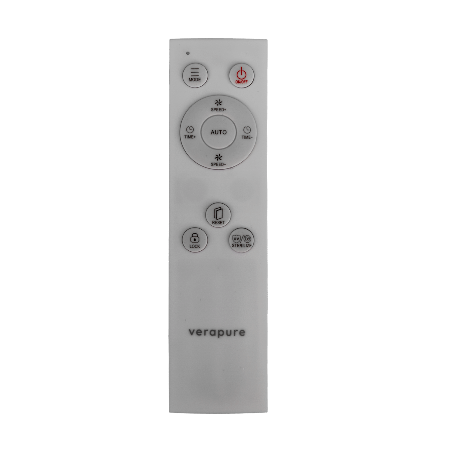 Remote control for the VP-300-WI air purifier.